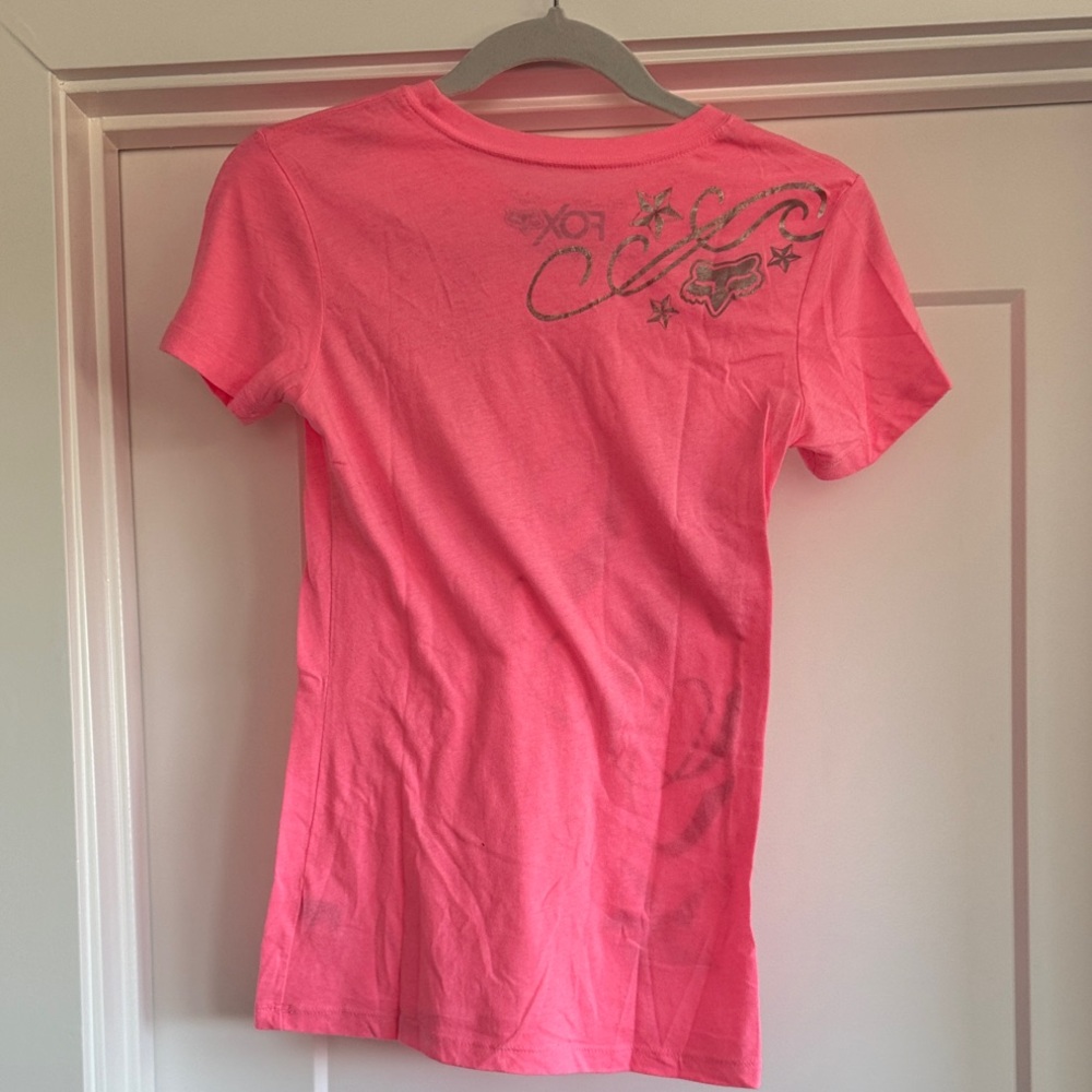 FOX BRAND PINK T-SHIRT - EUC - Picture 2 of 10